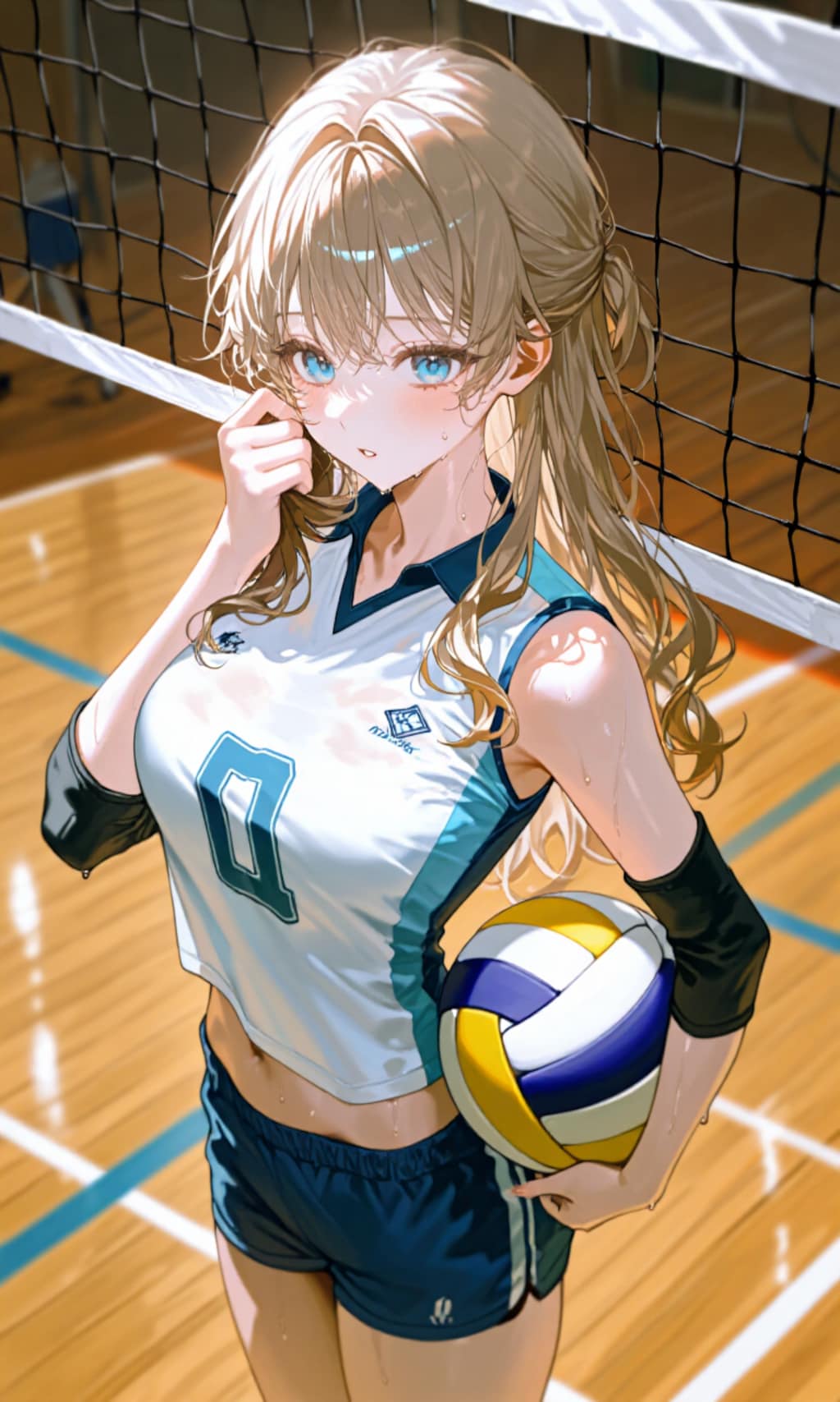 体育館は、暑いです💦