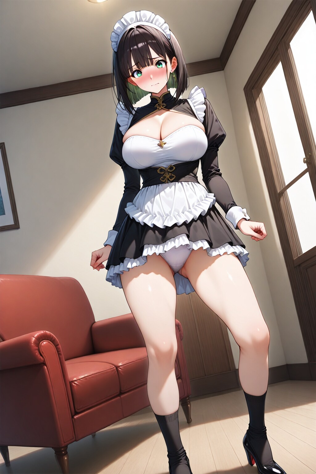 【リニューアル】ママみが溢れすぎなおねーさん（４０歳）がメイドさんに５
