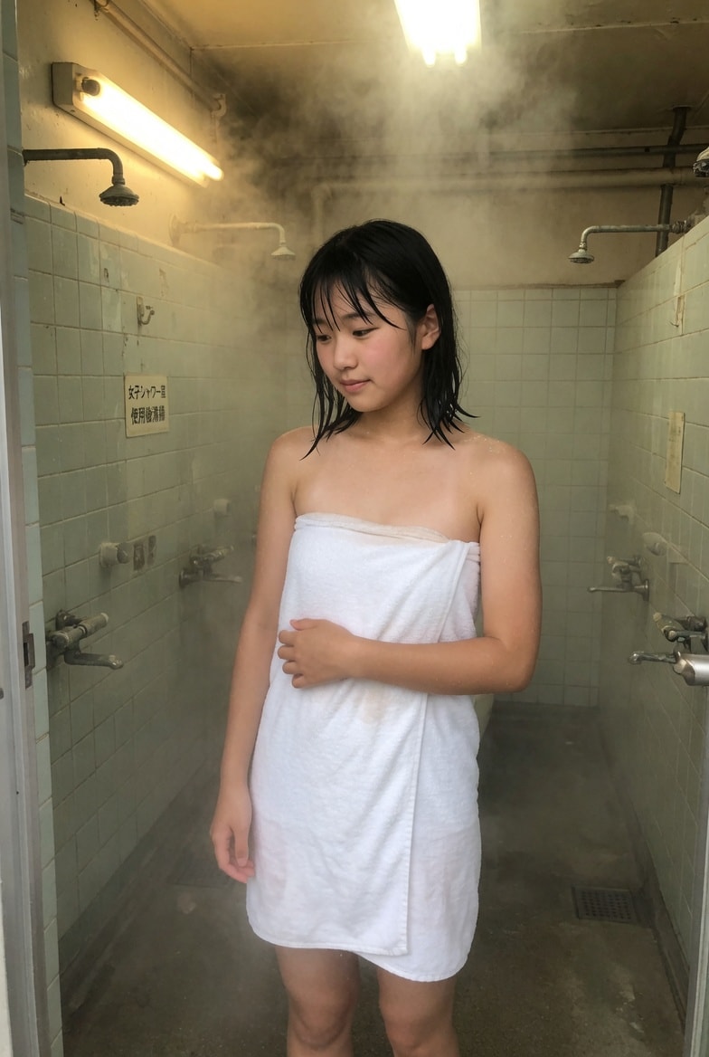 今日のシャワールーム