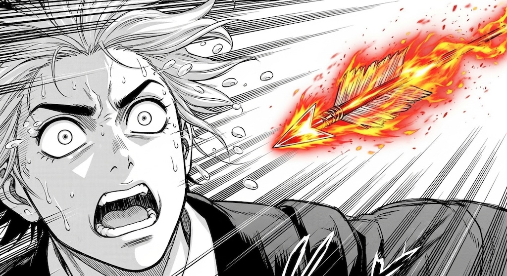 火矢が飛んできた！