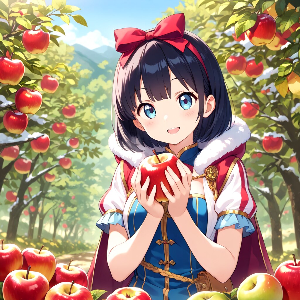 日本のりんごは安全安心♡