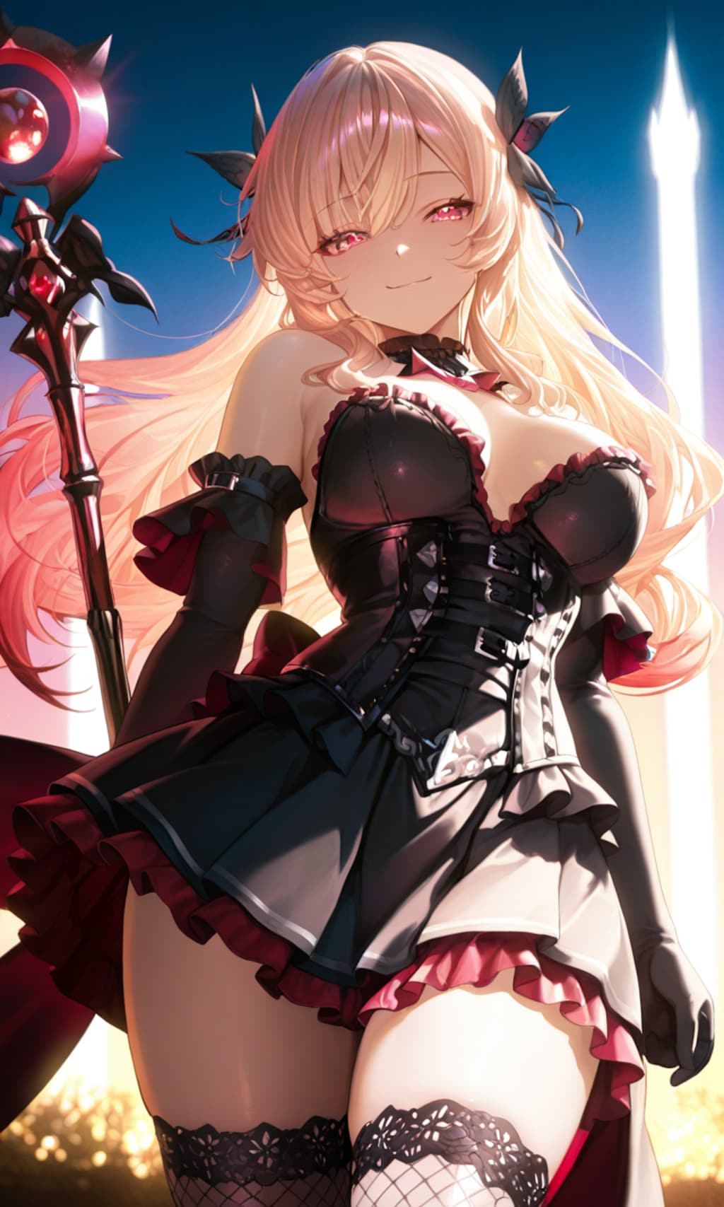 ダークな魔法少女コスプレ