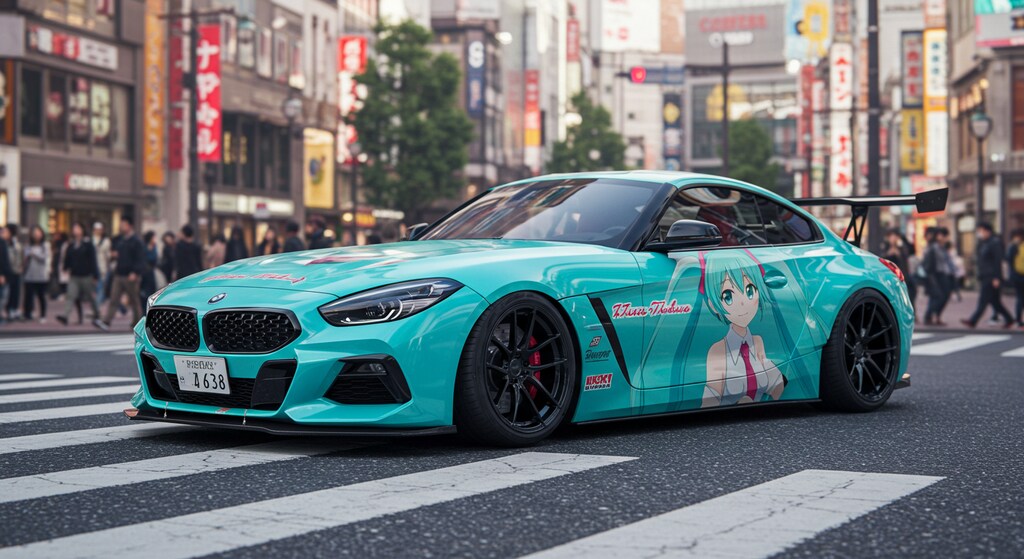 初音ミク痛車BMWクーペ