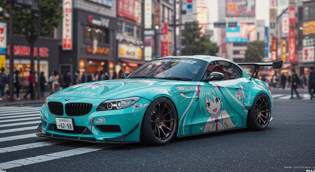 初音ミク痛車BMWクーペ