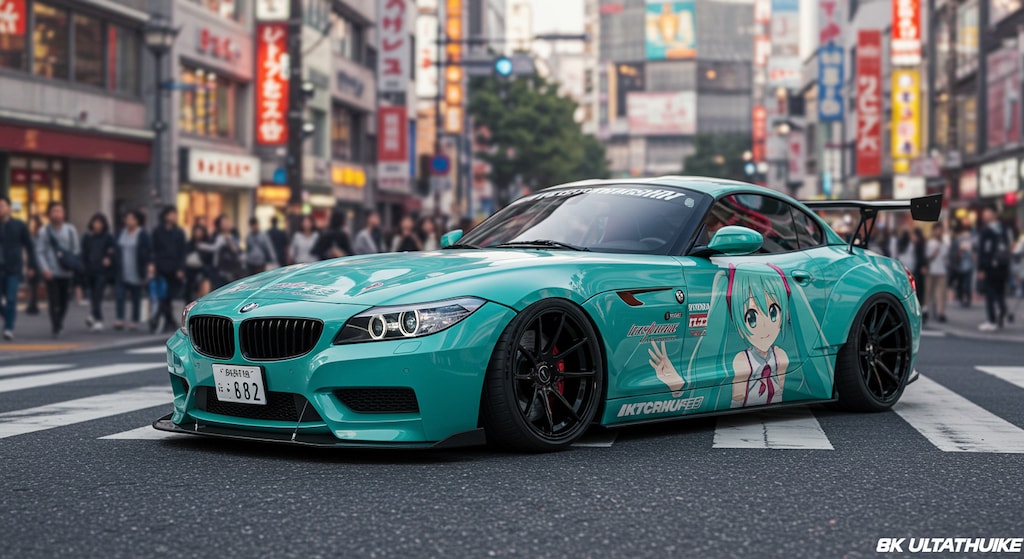 初音ミク痛車BMWクーペ