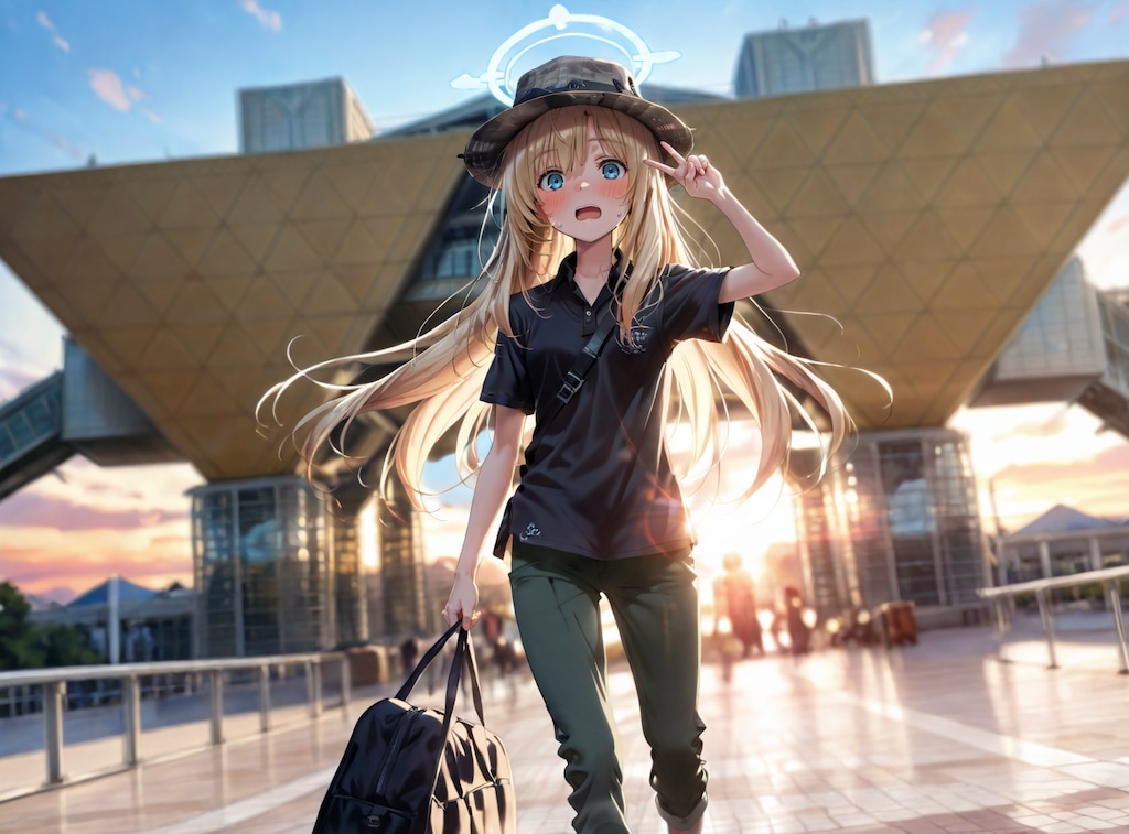 筆者近影2日目 冬にまた会いましょう！