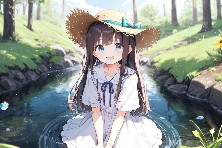 AQUAでAQUAな小さな女の子