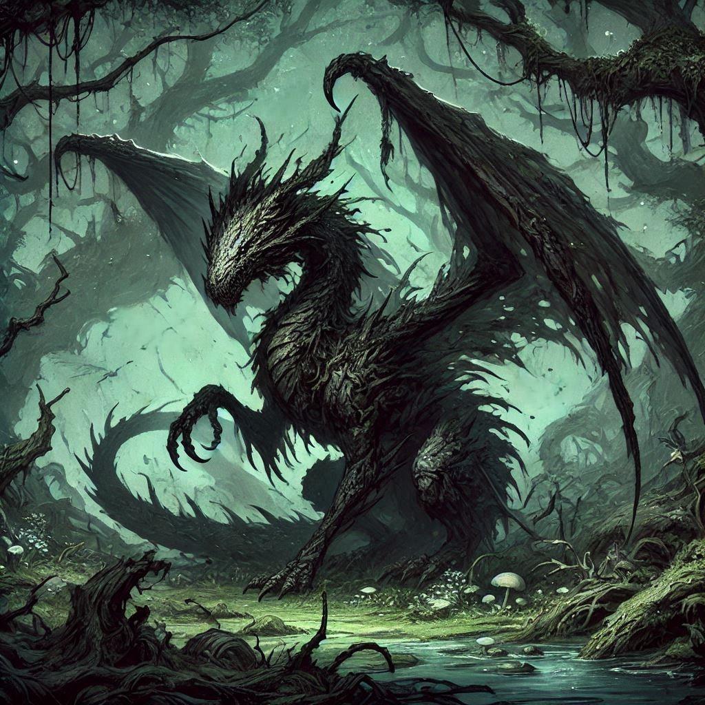 湿地森のドラゴン | の人気AIイラスト・グラビア