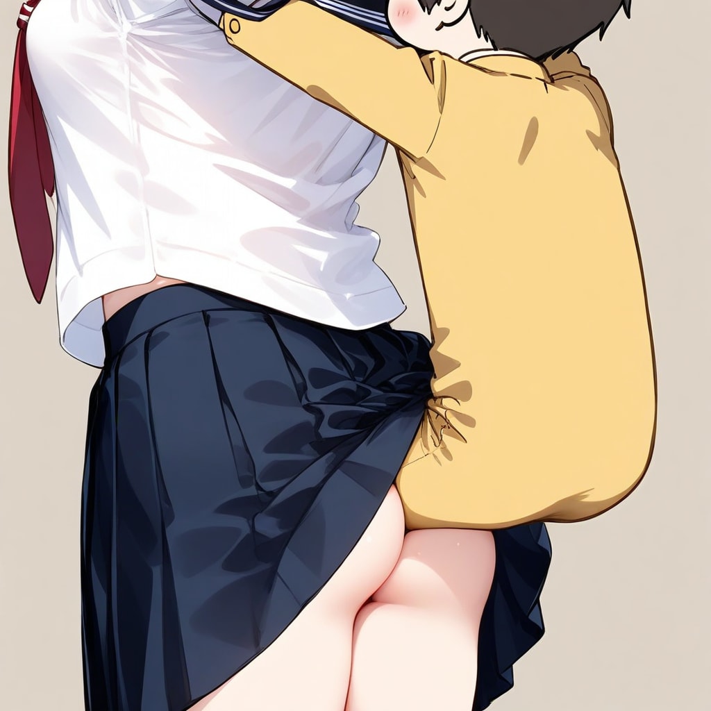 お尻からはえてる子供