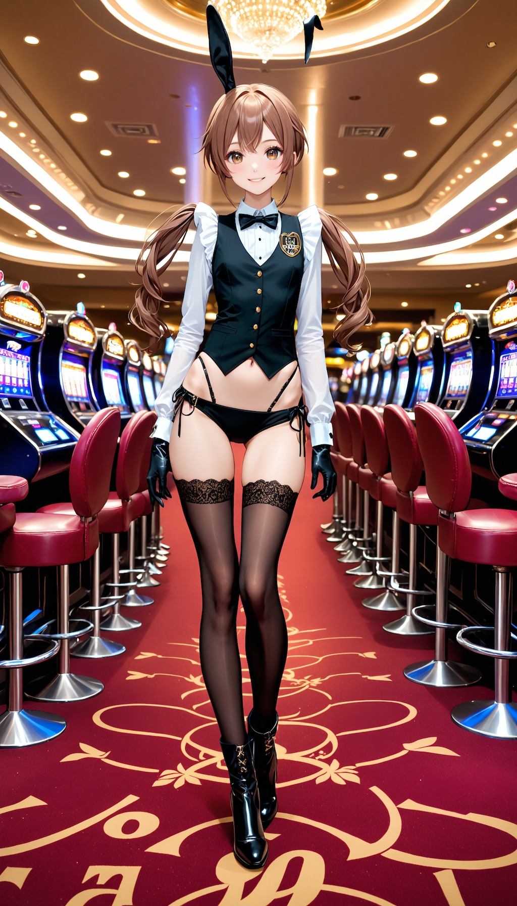 SDXL使ってみたんだもん《バニーガール《FiaMix XL v6.000 overhoul》