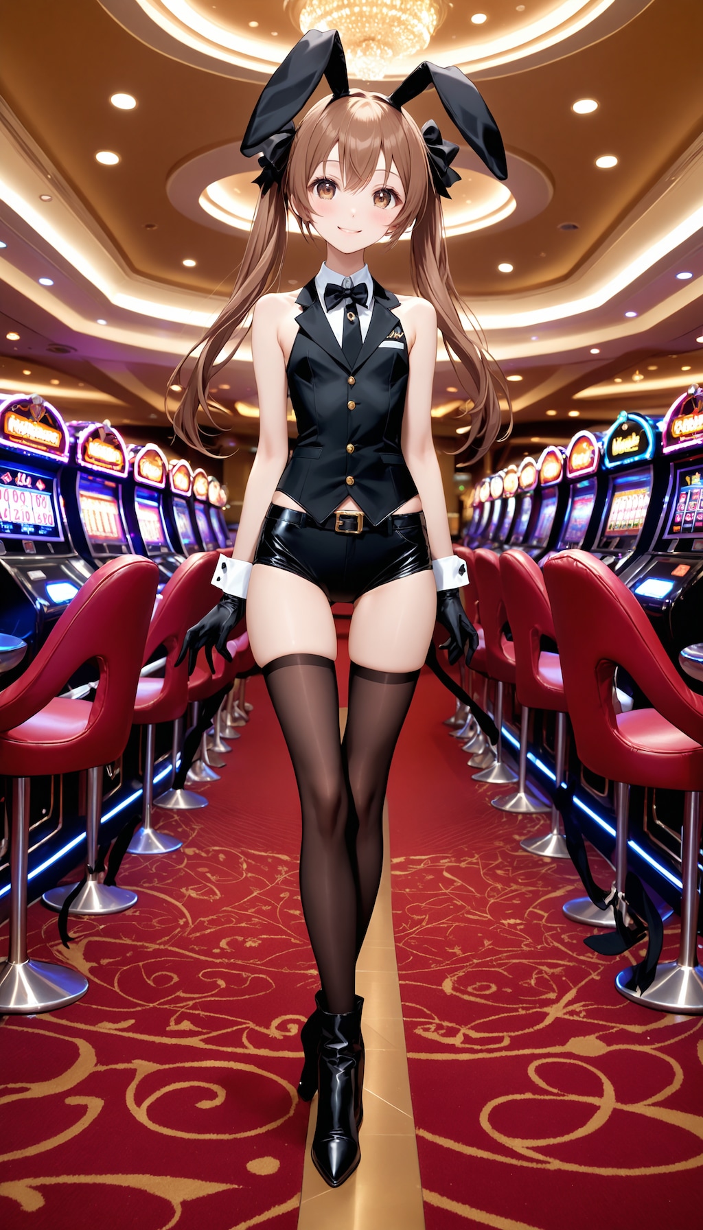 SDXL使ってみたんだもん《バニーガール《FiaMix XL v6.000 overhoul》