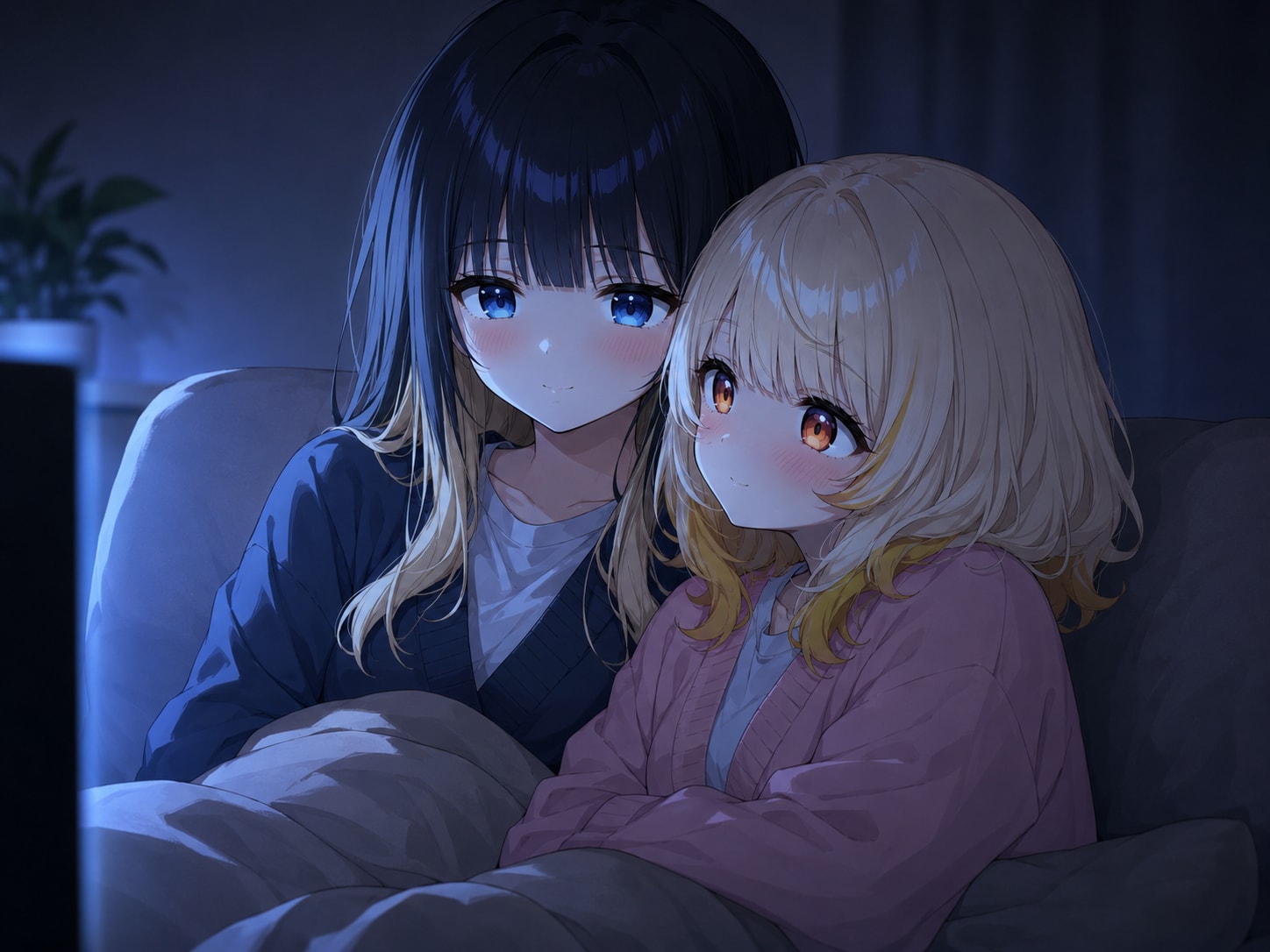 夜は二人で