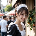 市場でお買い物♡メイドさん（0618BF） 2枚目