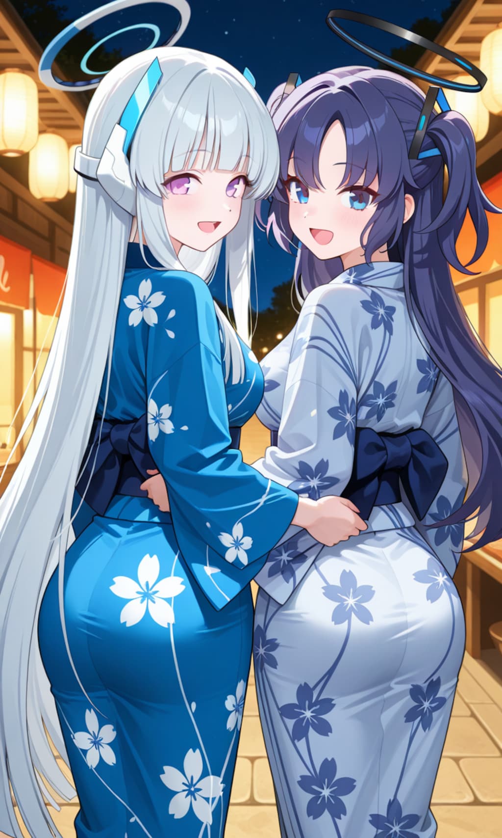 ユウカとノア　浴衣3
