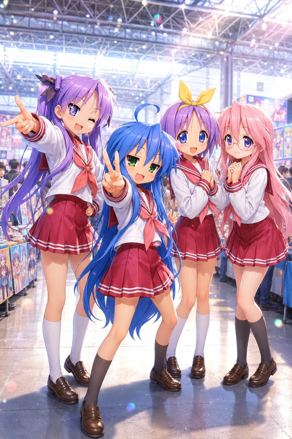 らき☆すた　コミックマーケット | の人気AIイラスト・グラビア