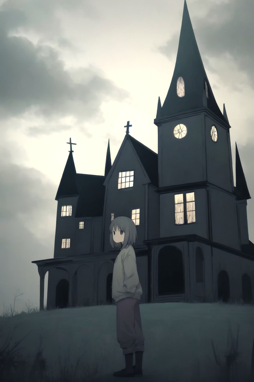 時計の館 | の人気AIイラスト・グラビア