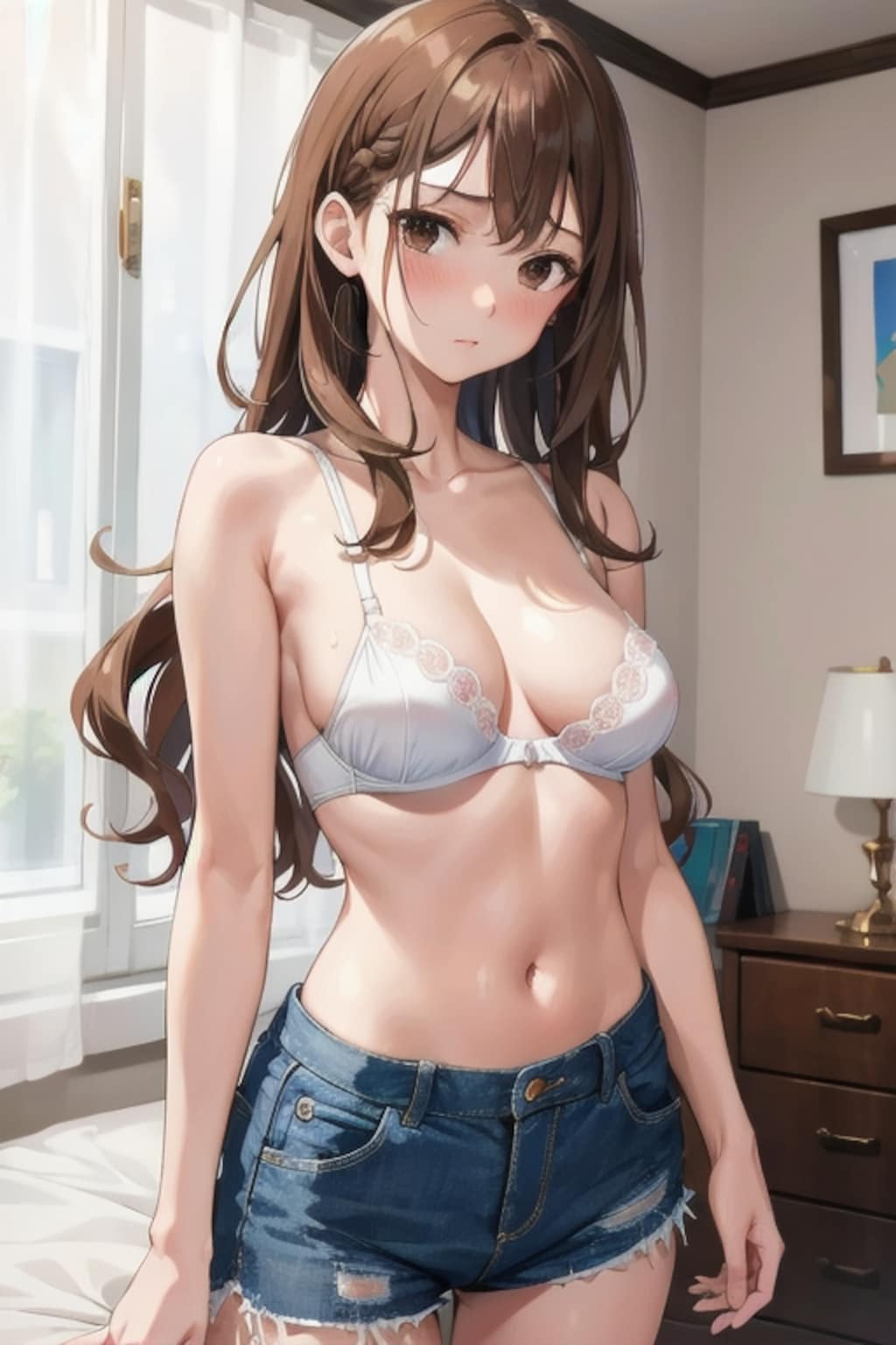 着替え中