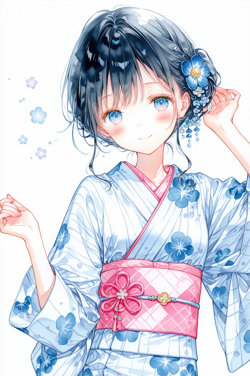 浴衣女子 | の人気AIイラスト・グラビア