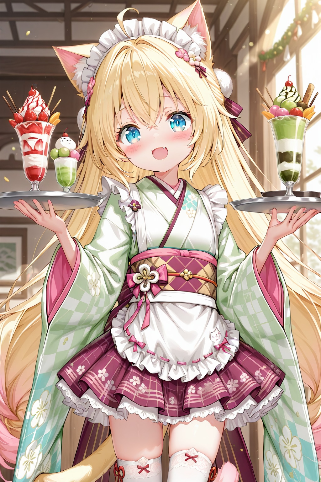 ネコミミワフウメイド