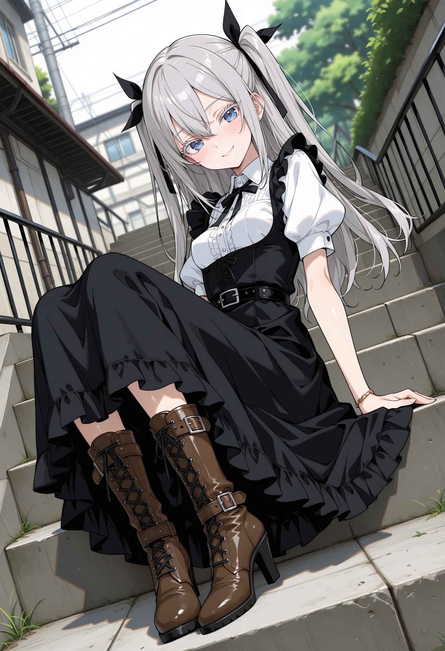ロングスカートガール