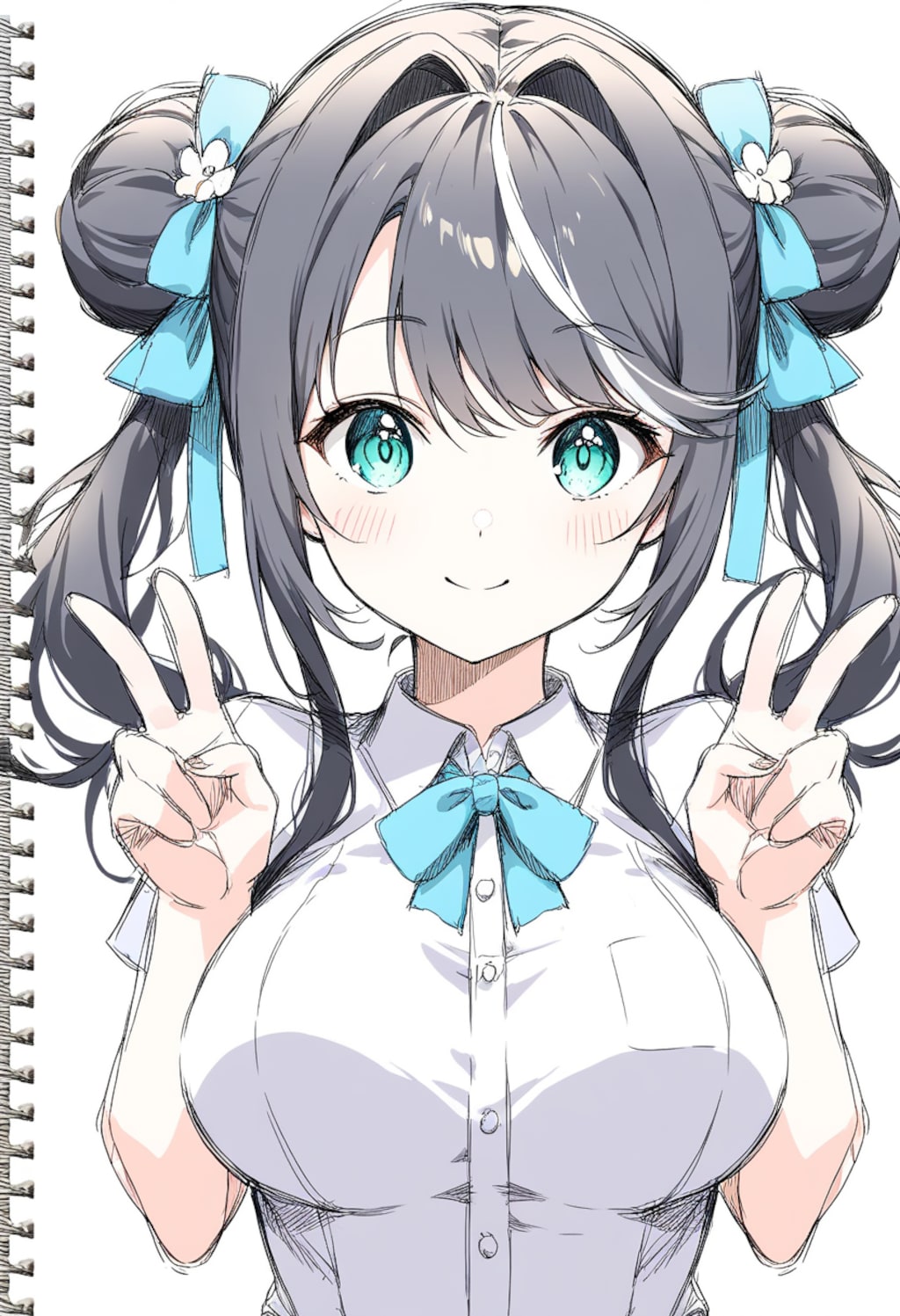 スケッチブック風なうちの子たち