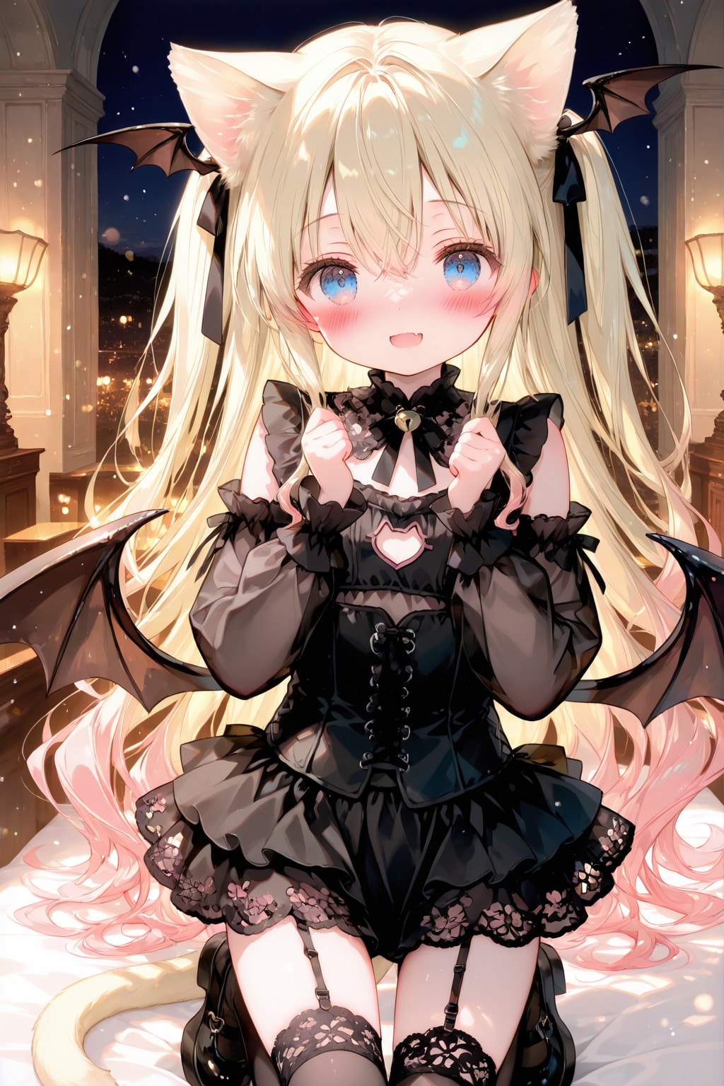 ネコミミコアクマ | の人気AIイラスト・グラビア