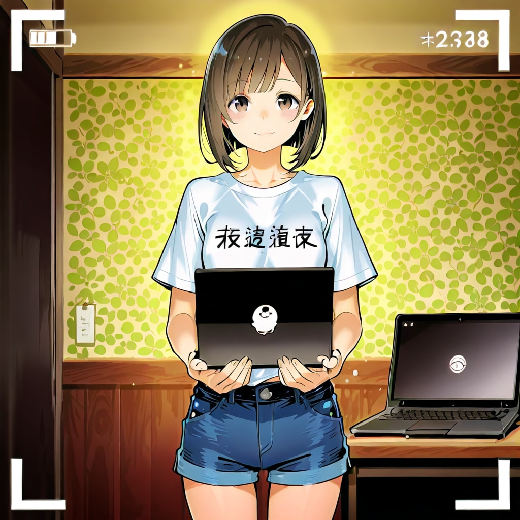 写真撮影中