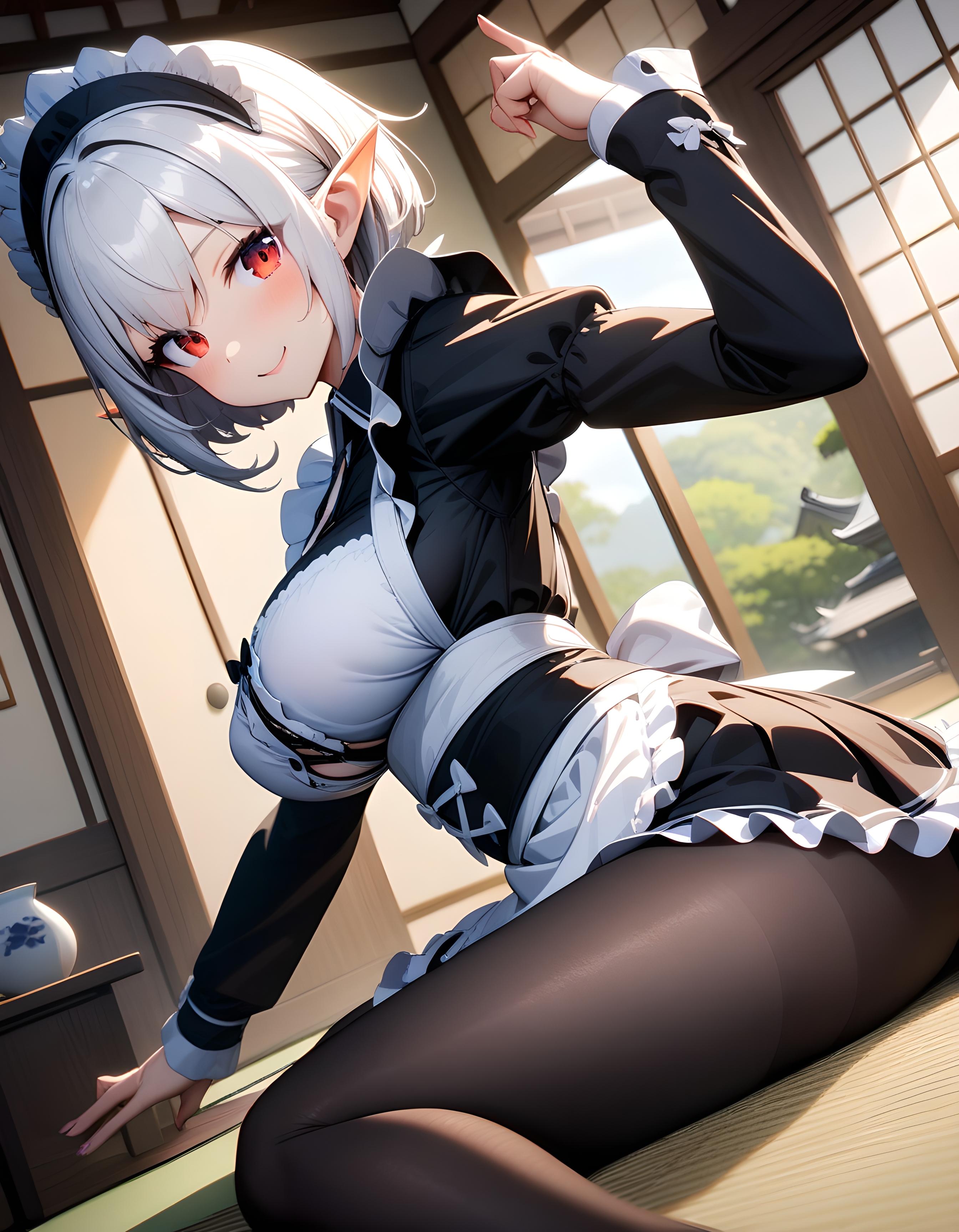 「よいしょ…これが正座であってますか？」