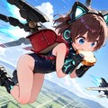 西暦２３２３年の通学風景 2枚目