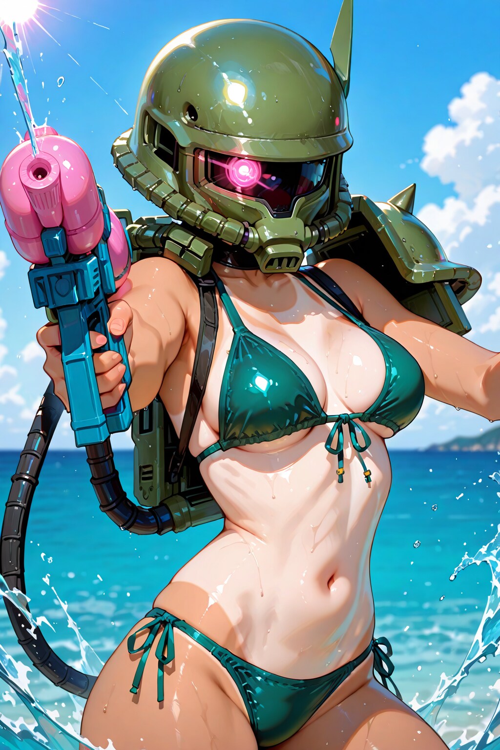 ザク子ちゃん、会場に立つ