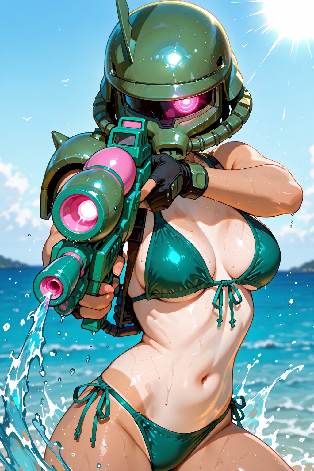 ザク子ちゃん、会場に立つ