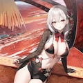 和風マイクロビキニの女の子です 3枚目
