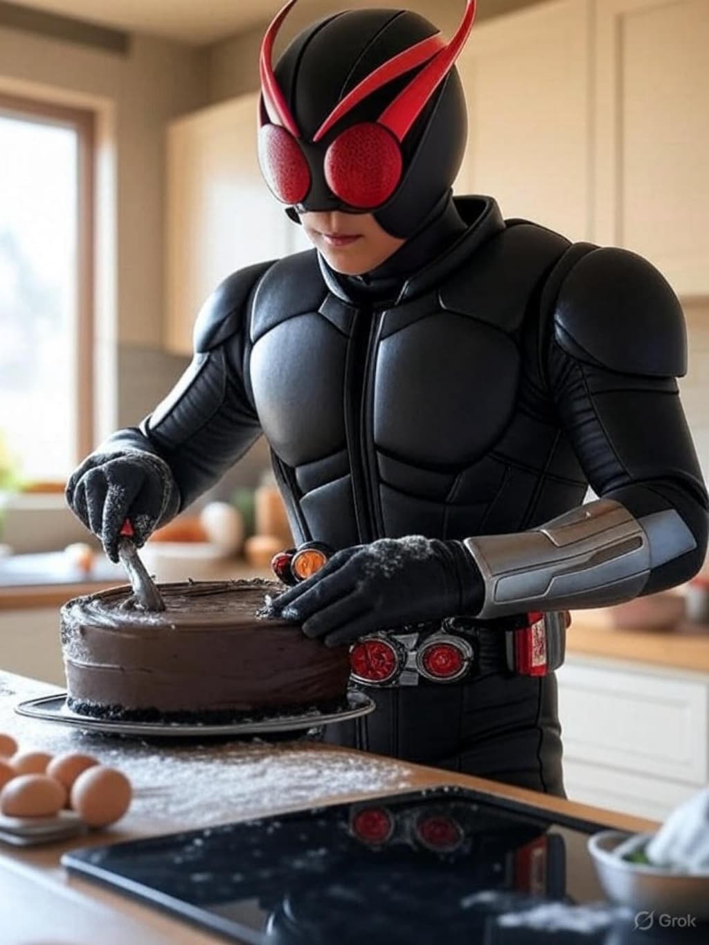 【特撮】仮面ライダークックとブラックライダーマンクック