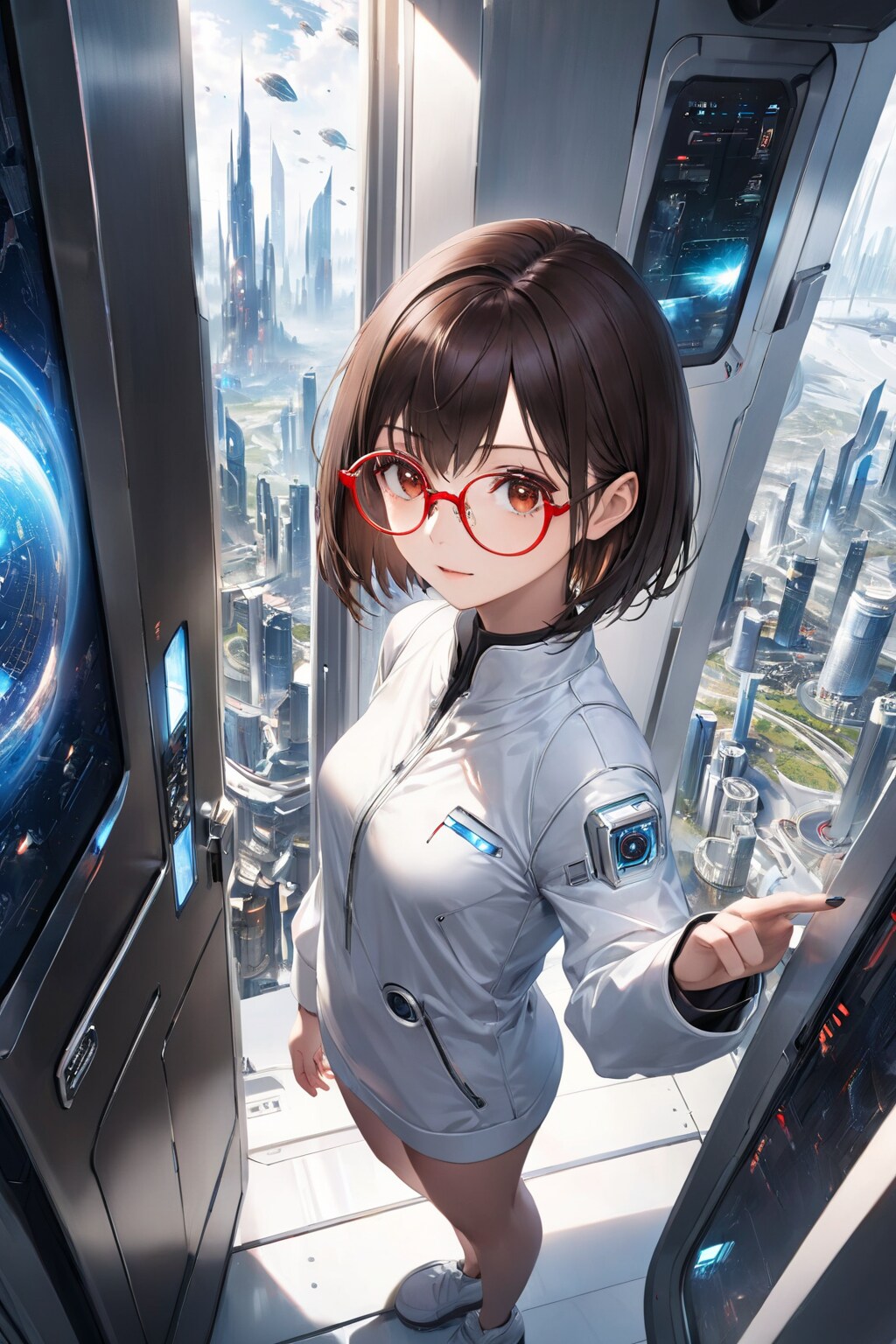 眼鏡女子 楓の未来タイムマシン