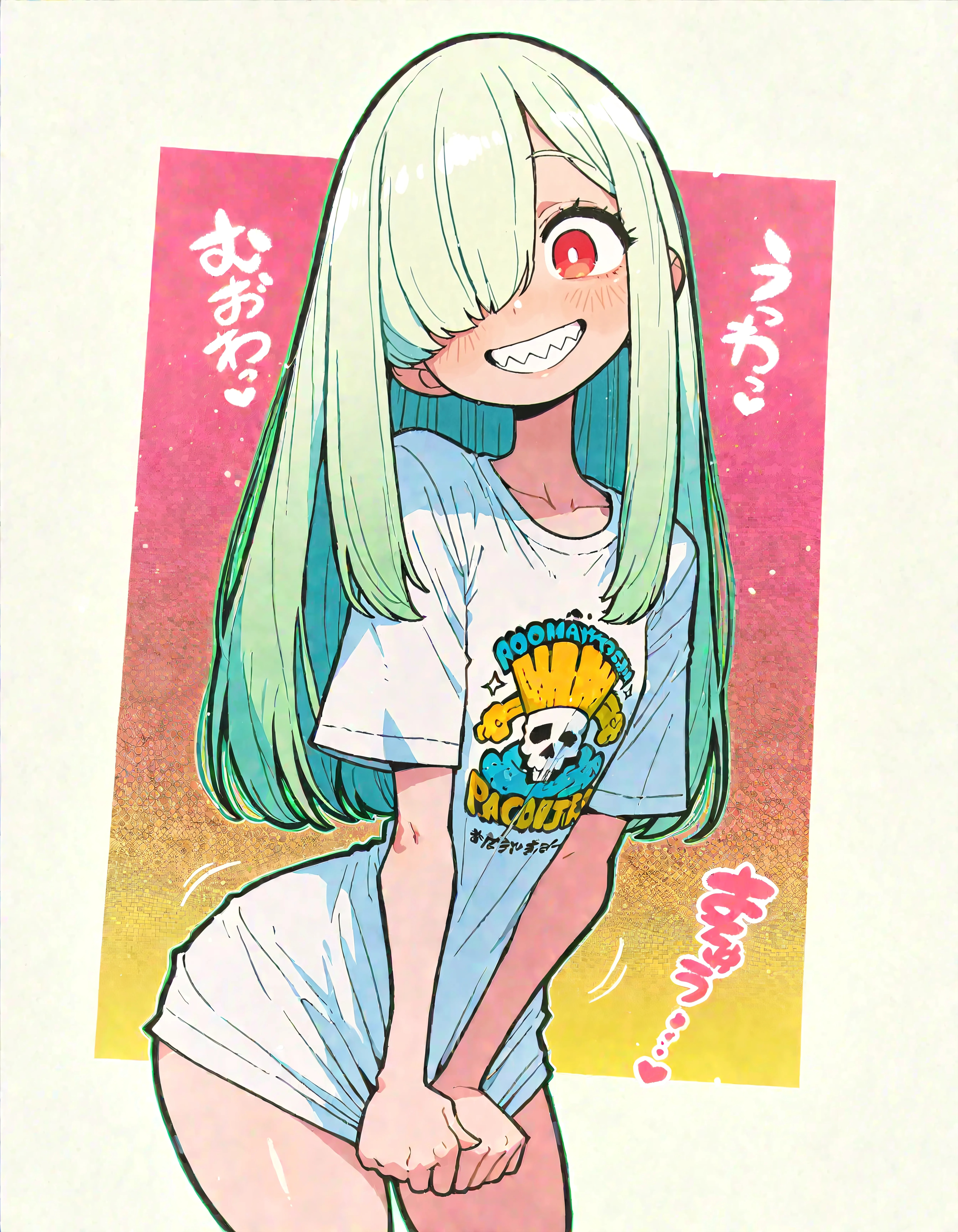 Hidden Gaze, Sharp Smile