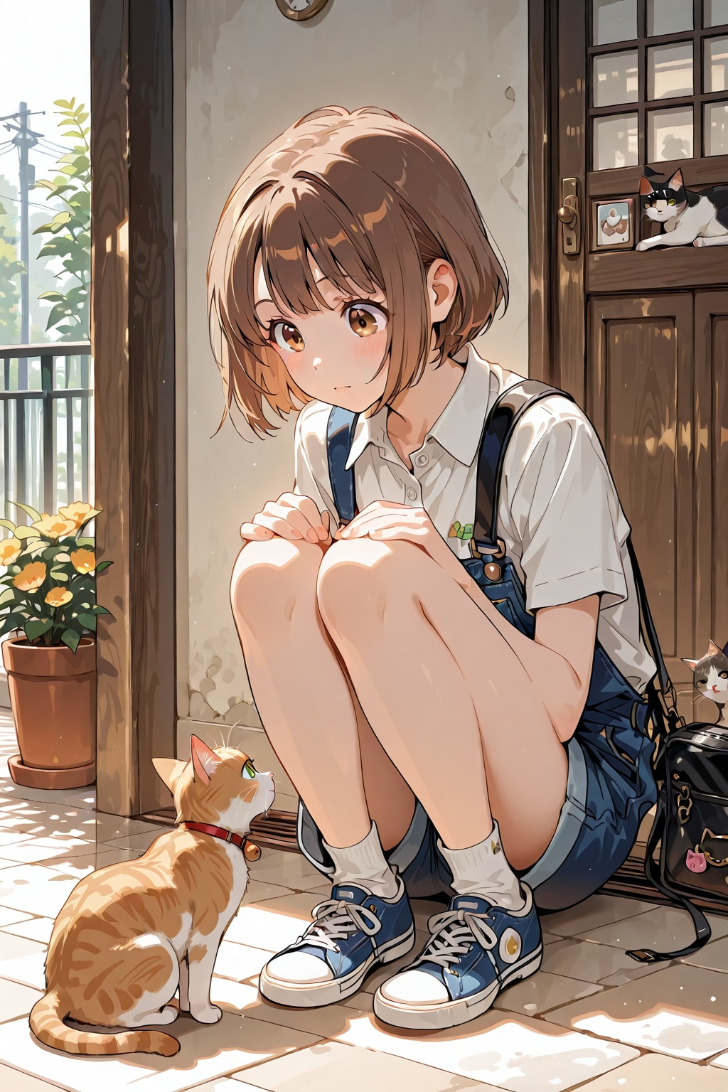 猫と一緒 | の人気AIイラスト・グラビア