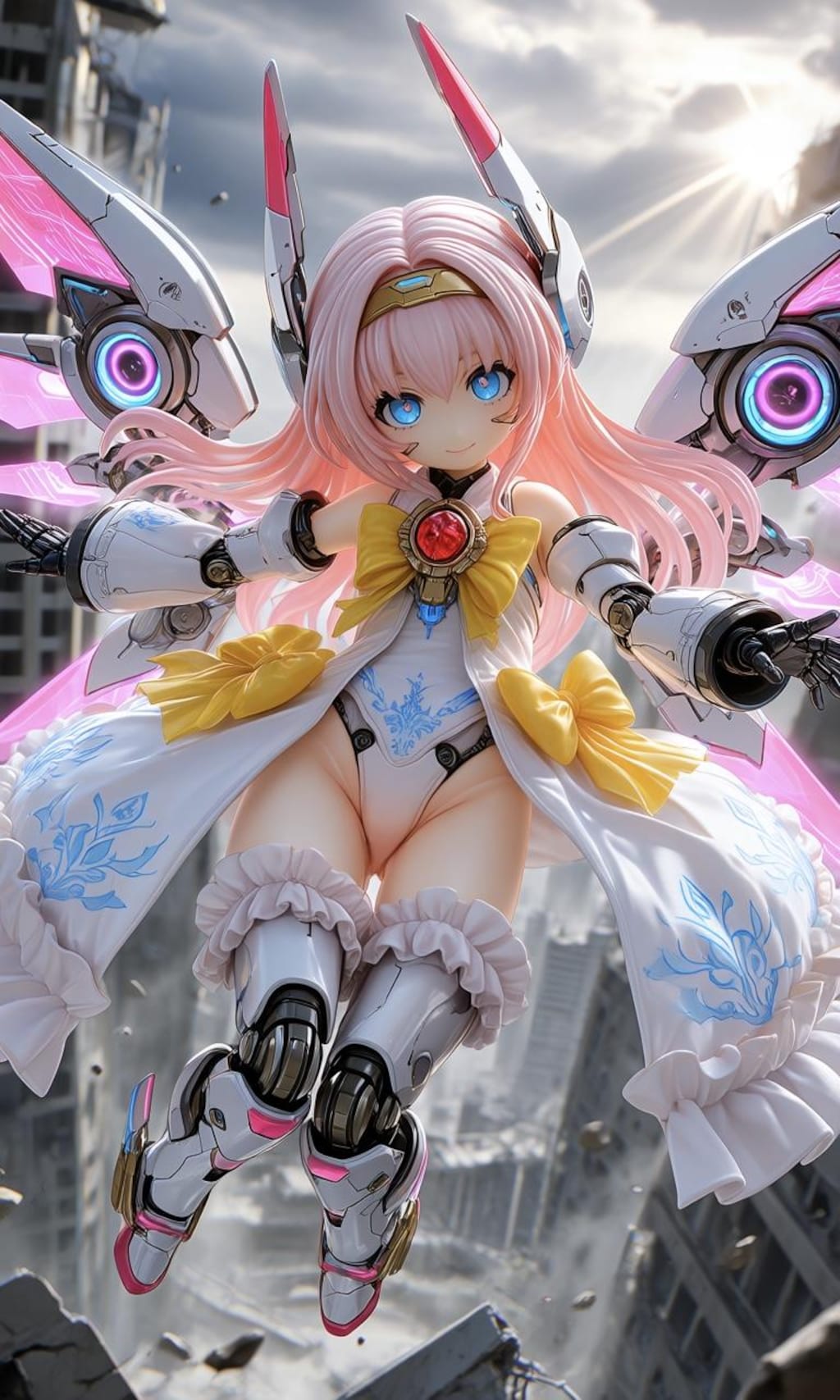 異世界制服少女達　メカ娘　魔法少女アーク　アクリルドールフィギュア