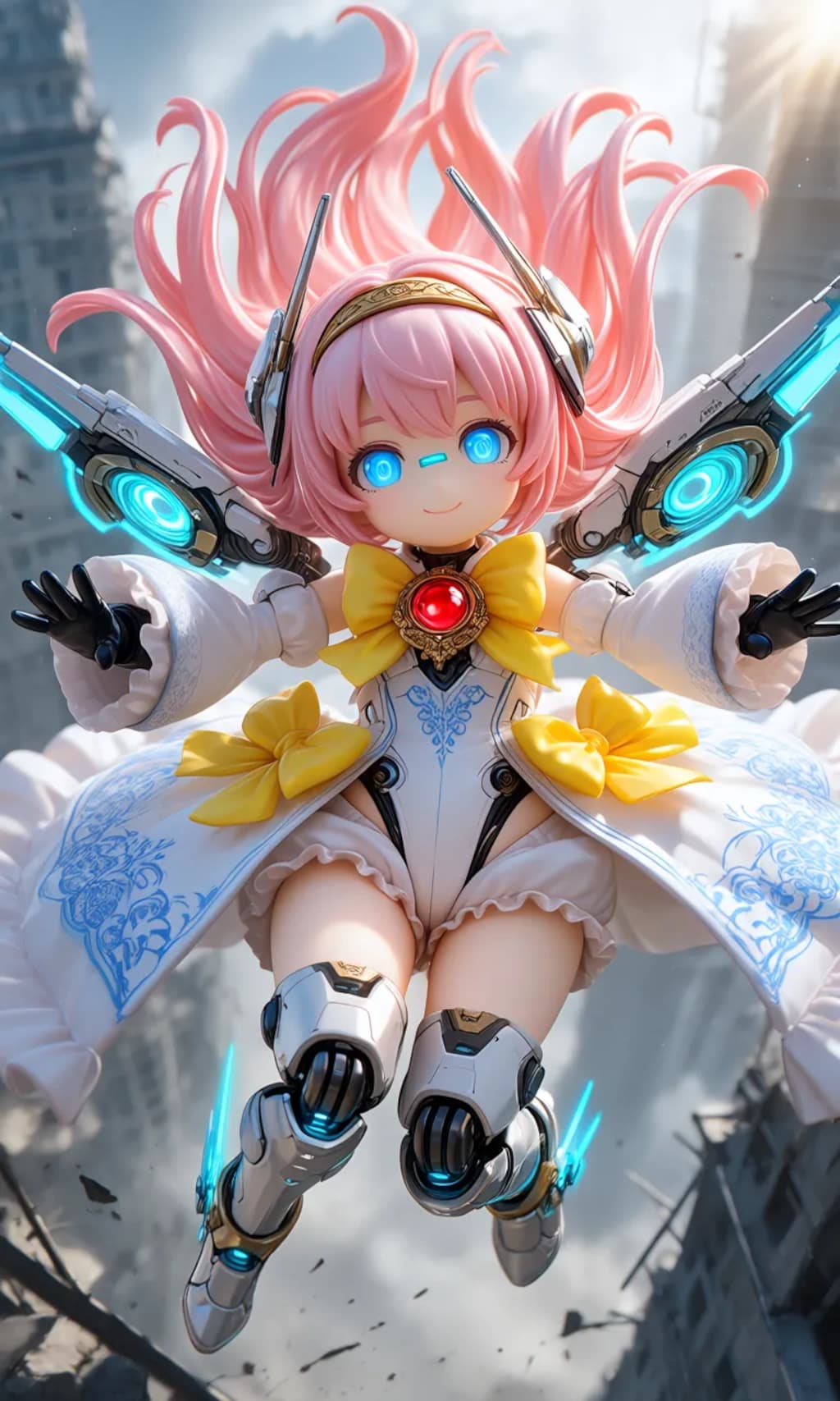 異世界制服少女達　メカ娘　魔法少女アーク　アクリルドールフィギュア