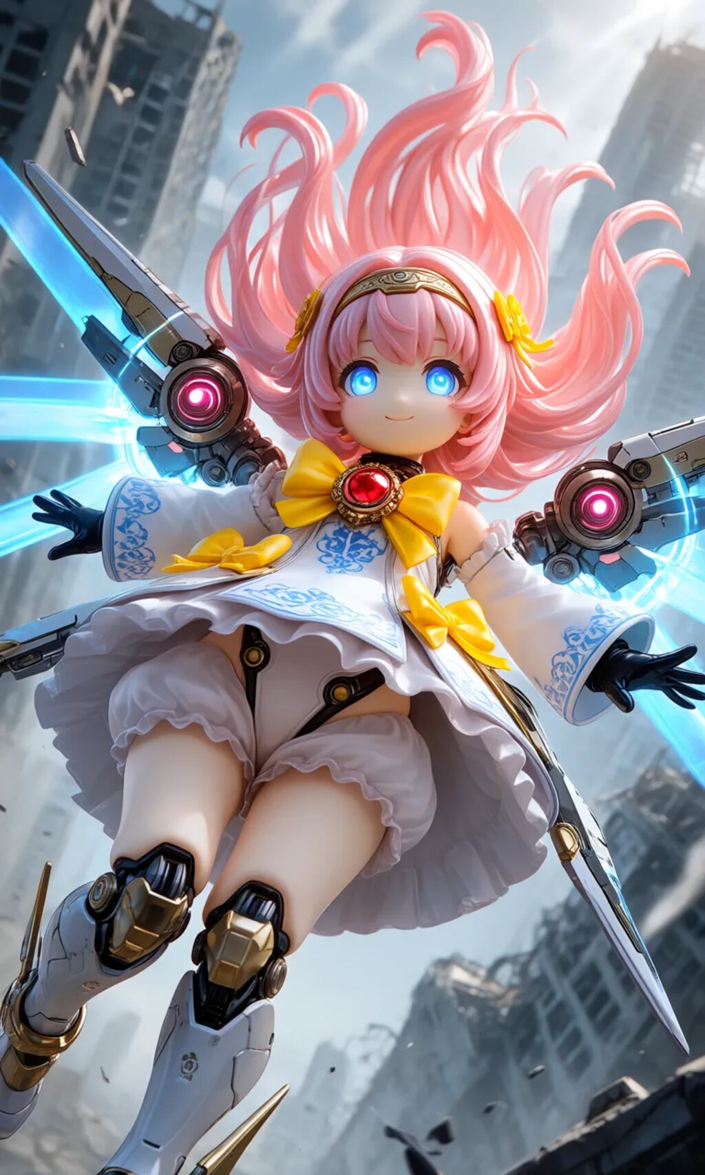 異世界制服少女達　メカ娘　魔法少女アーク　アクリルドールフィギュア