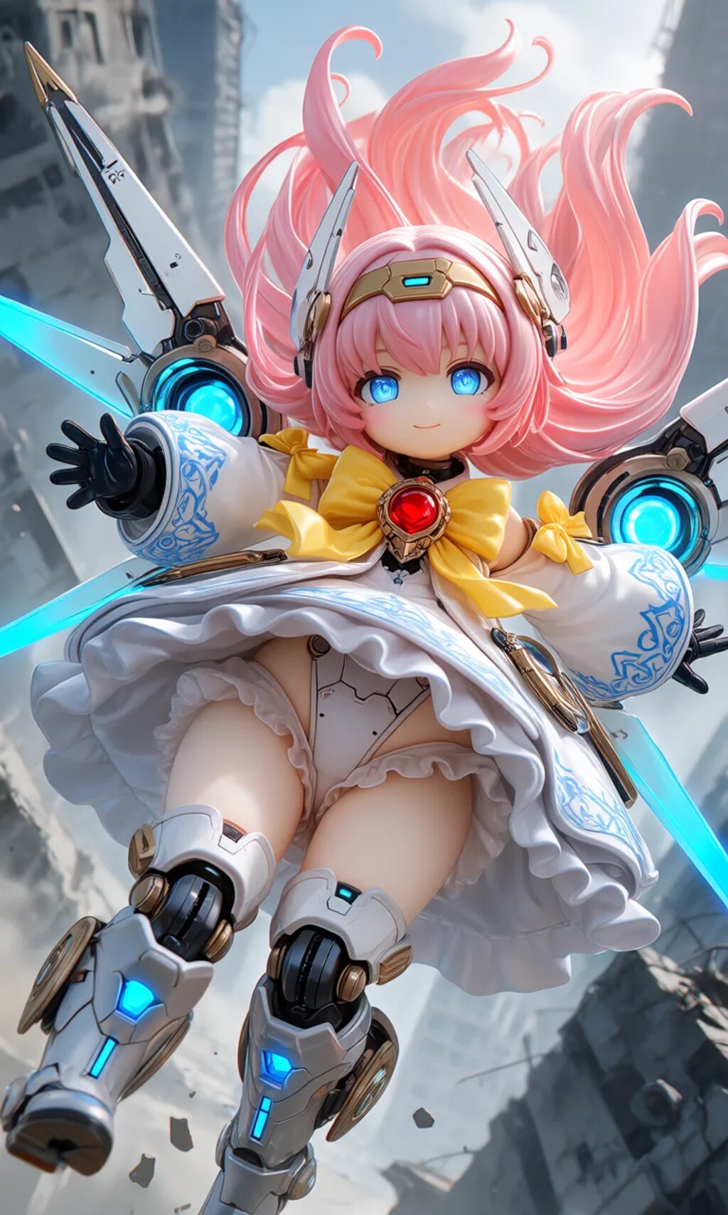 異世界制服少女達　メカ娘　魔法少女アーク　アクリルドールフィギュア
