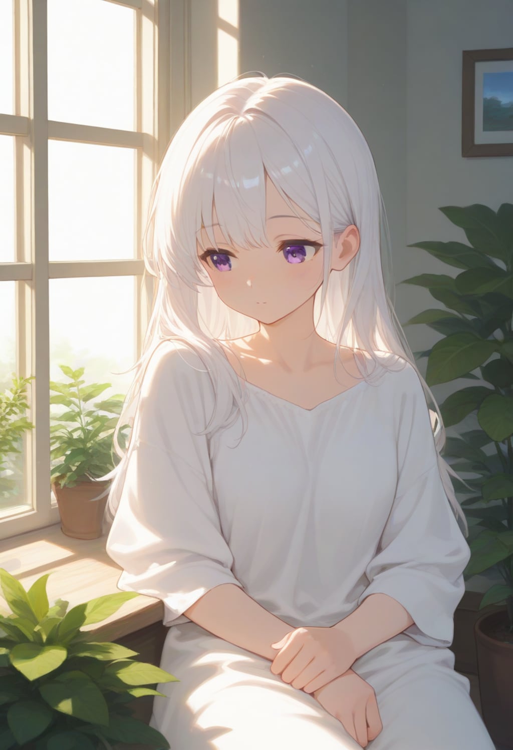 真っ白い髪の少女(2)