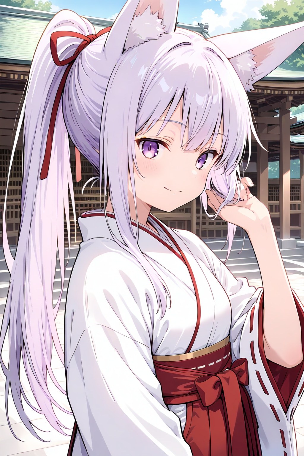 ロングポニーテール