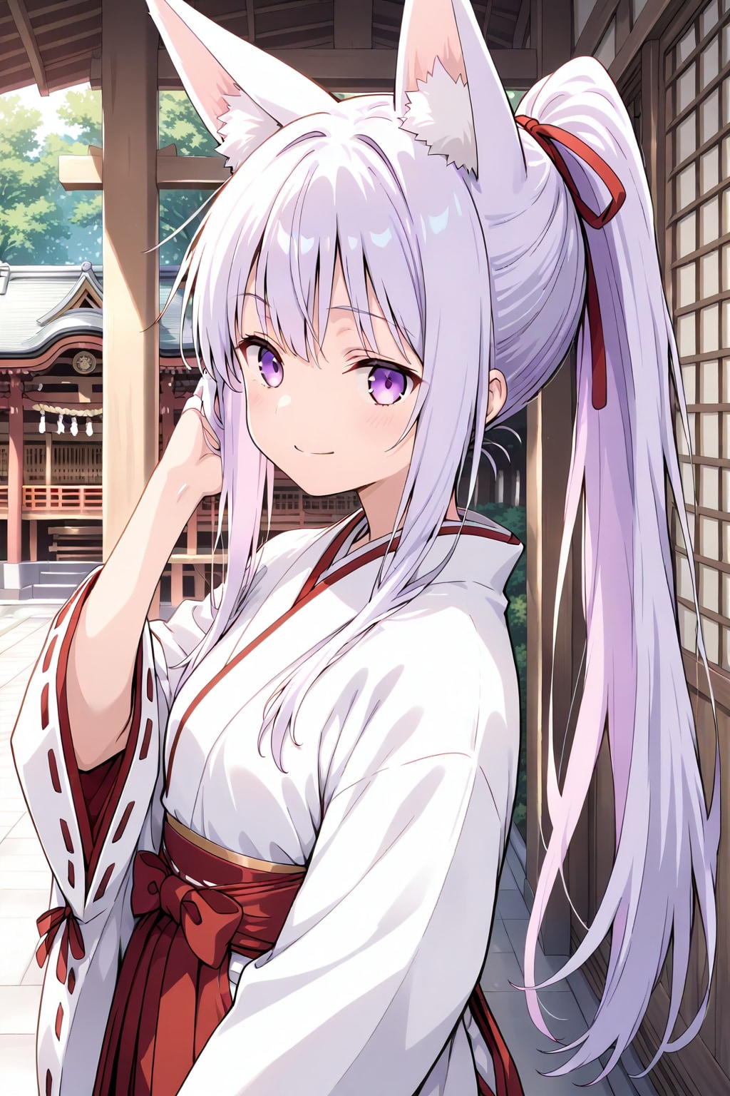 ロングポニーテール