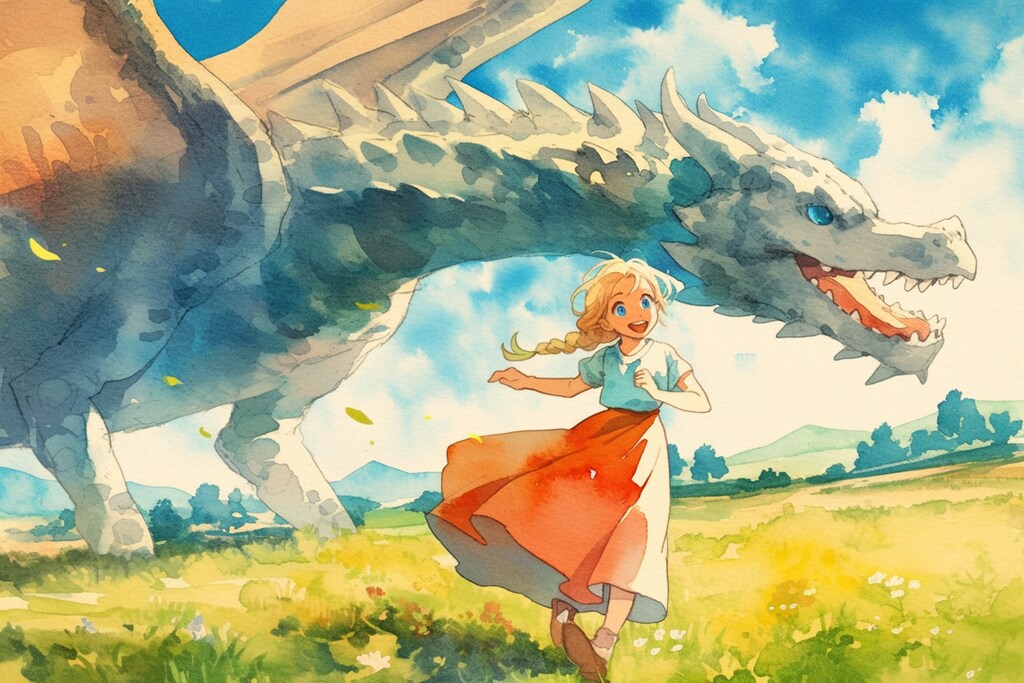 ドラゴンと少女（竜騎士）165