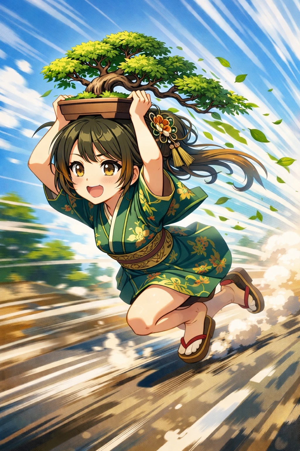 BONSAIちゃんが日々の弛まぬ修行の積み重ねで、遂にあの組織の人達の仲間入りを〜 | の人気AIイラスト・グラビア