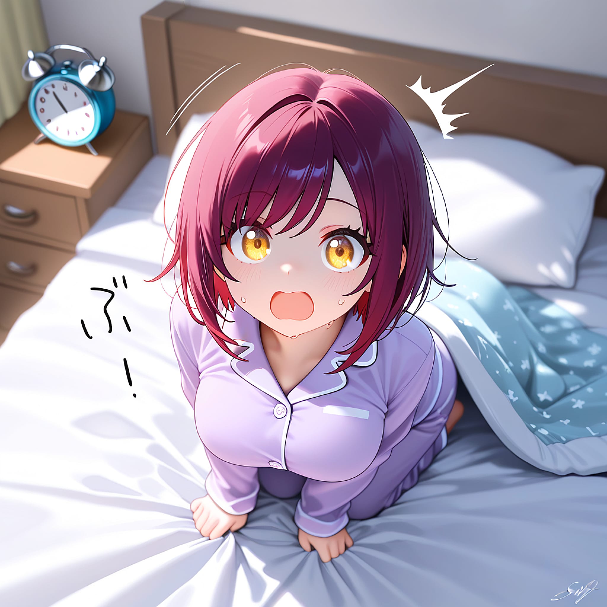 おはようございます（挨拶メイドの芽衣ちゃん） | の人気AIイラスト・グラビア