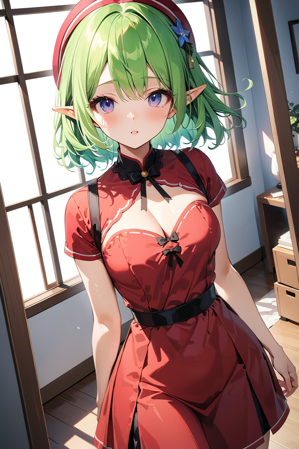 エルフ耳少女の撮影 | の人気AIイラスト・グラビア