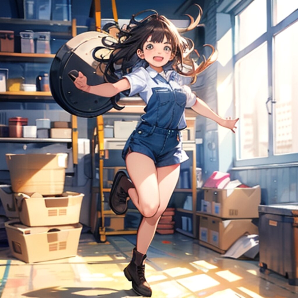 重そうな物を軽々と