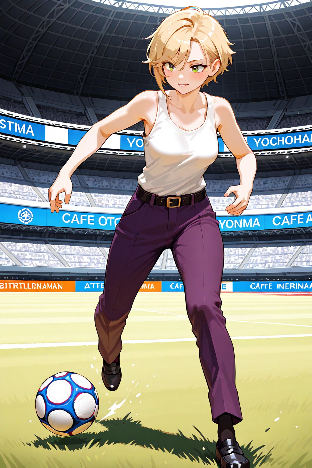 かっこかわいいカフェバーオーナージェシカ・ブレストンのサッカー