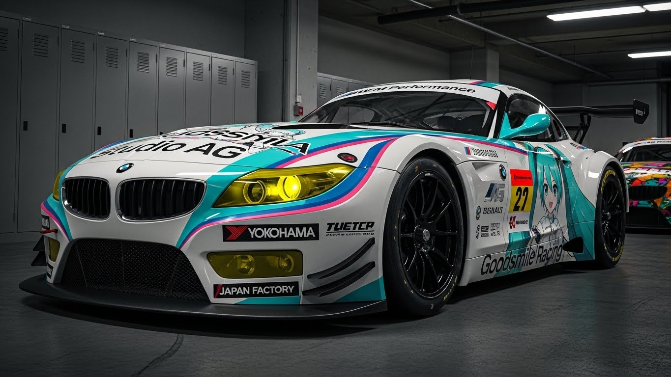 BMWZ4初音ミク痛車レーシングカー | の人気AIイラスト・グラビア